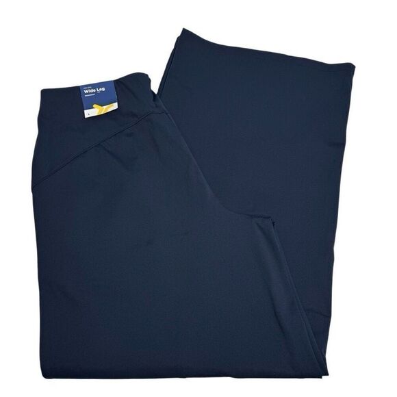 Old Navy NWT navy blue wide leg power soft leggings size L - Picture 9 of 16